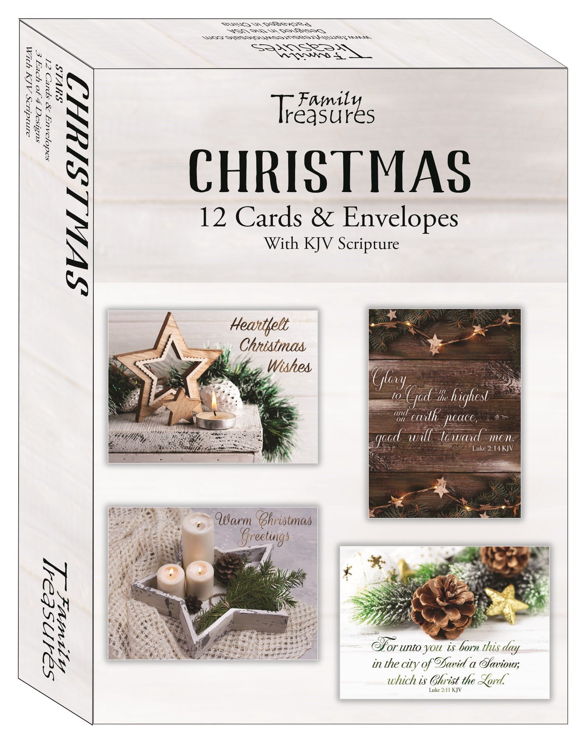 Card-Boxed-Christmas-Stars (Box Of 12) | The Way to Emmaus