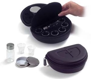 The Deluxe Portable Communion Set [With Juice Container, Stainless ...