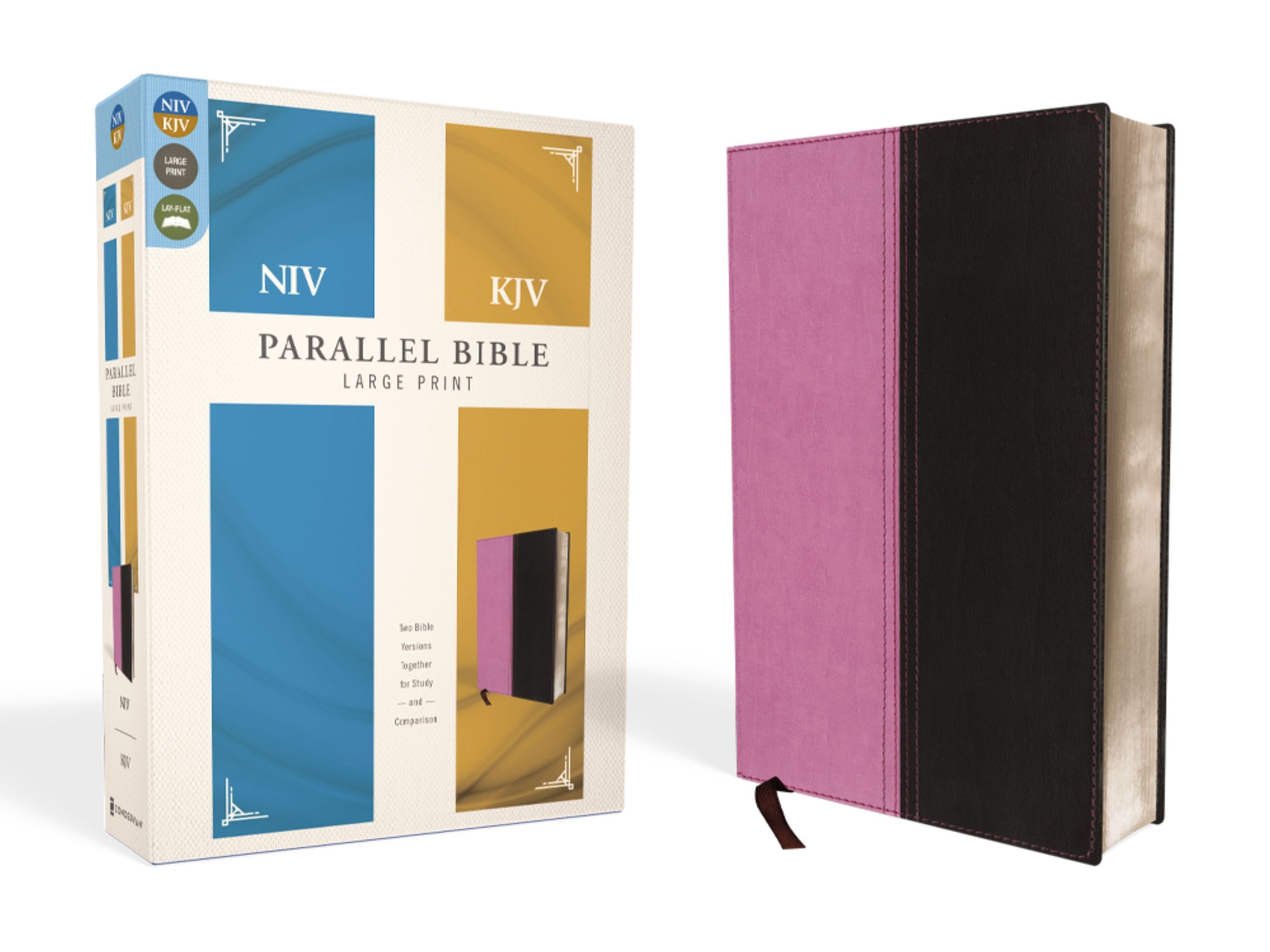 Side-By-Side Bible-PR-NIV/KJV-Large Print | Cross Way Christian Supply