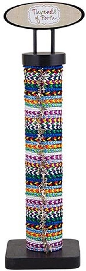 Bracelet-Threads Of Faith-Braided Cross Bracelet (8
