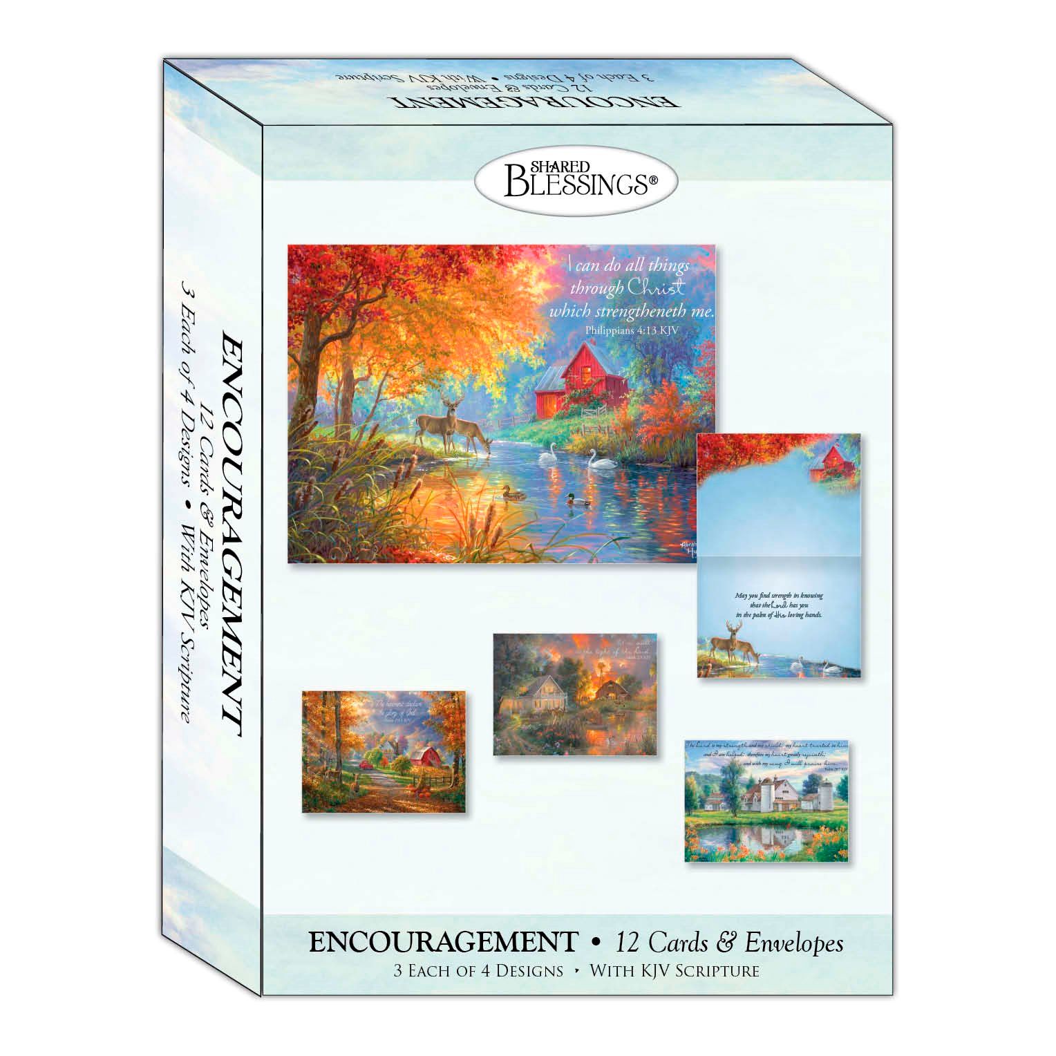 Card-Boxed-Shared Blessings-Encouragement-Seasons (Box Of 12) | The Way ...