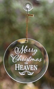 Ornament-Merry Christmas In Heaven (4
