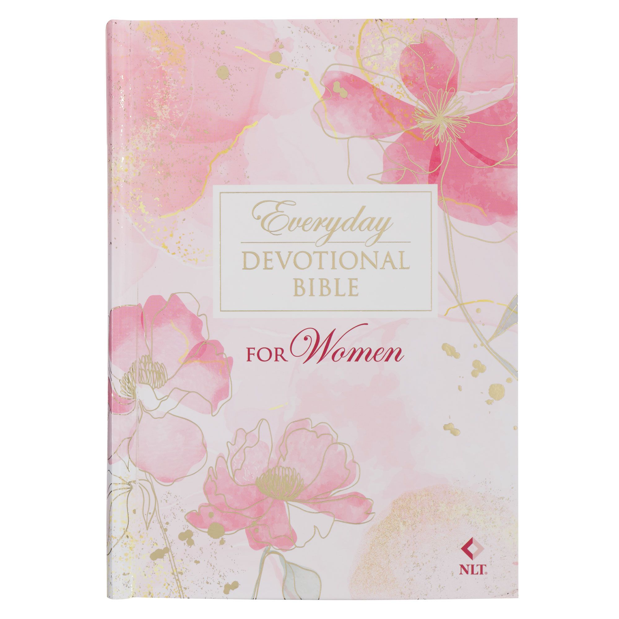 Devotional Bible NLT for Women (Hardcover, Pink) | Parable.com