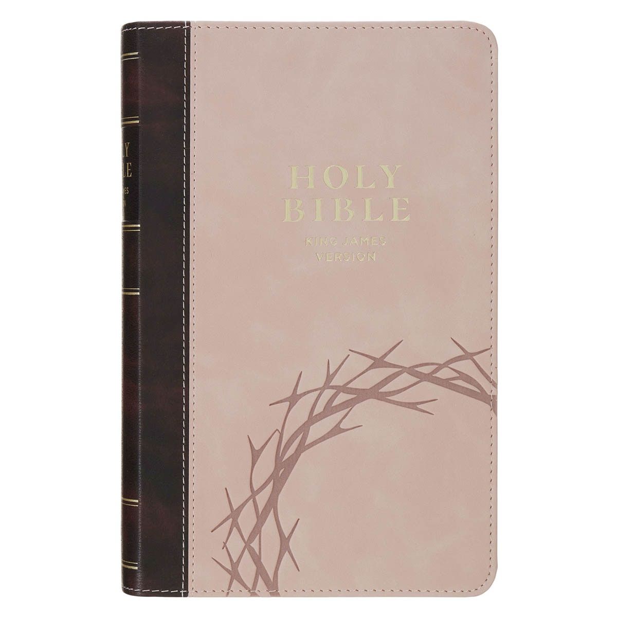 KJV Holy Bible, Giant Print Standard Size Vegan Leather Red Letter ...