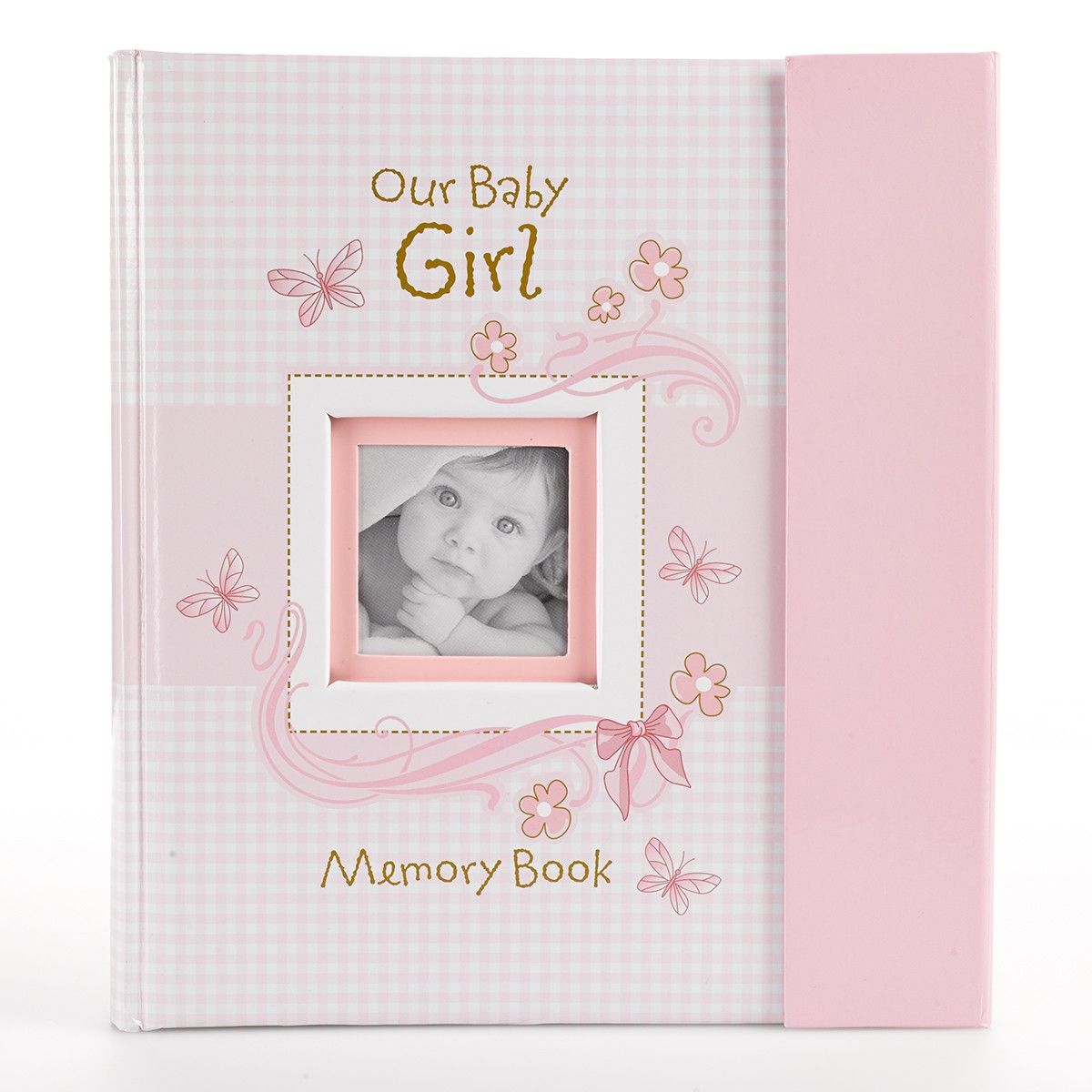 Christian Art Gifts Girl Baby Book of Memories Pink Keepsake Photo