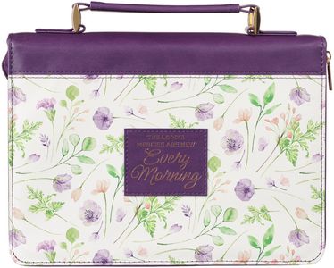 Christian Art Gifts Fashion Vegan Leather Bible Cover for Women ...