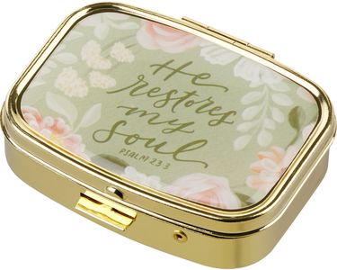 Christian Art Gifts Portable Pill Box Container Organizer for Women ...