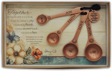 Together Is Our Favorite Place Set Of 4 Measuring Spoons | Yates Chance ...