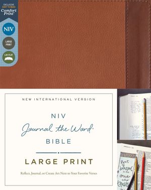 NIV, Journal the Word Bible (Perfect for Note-Taking), Large Print 