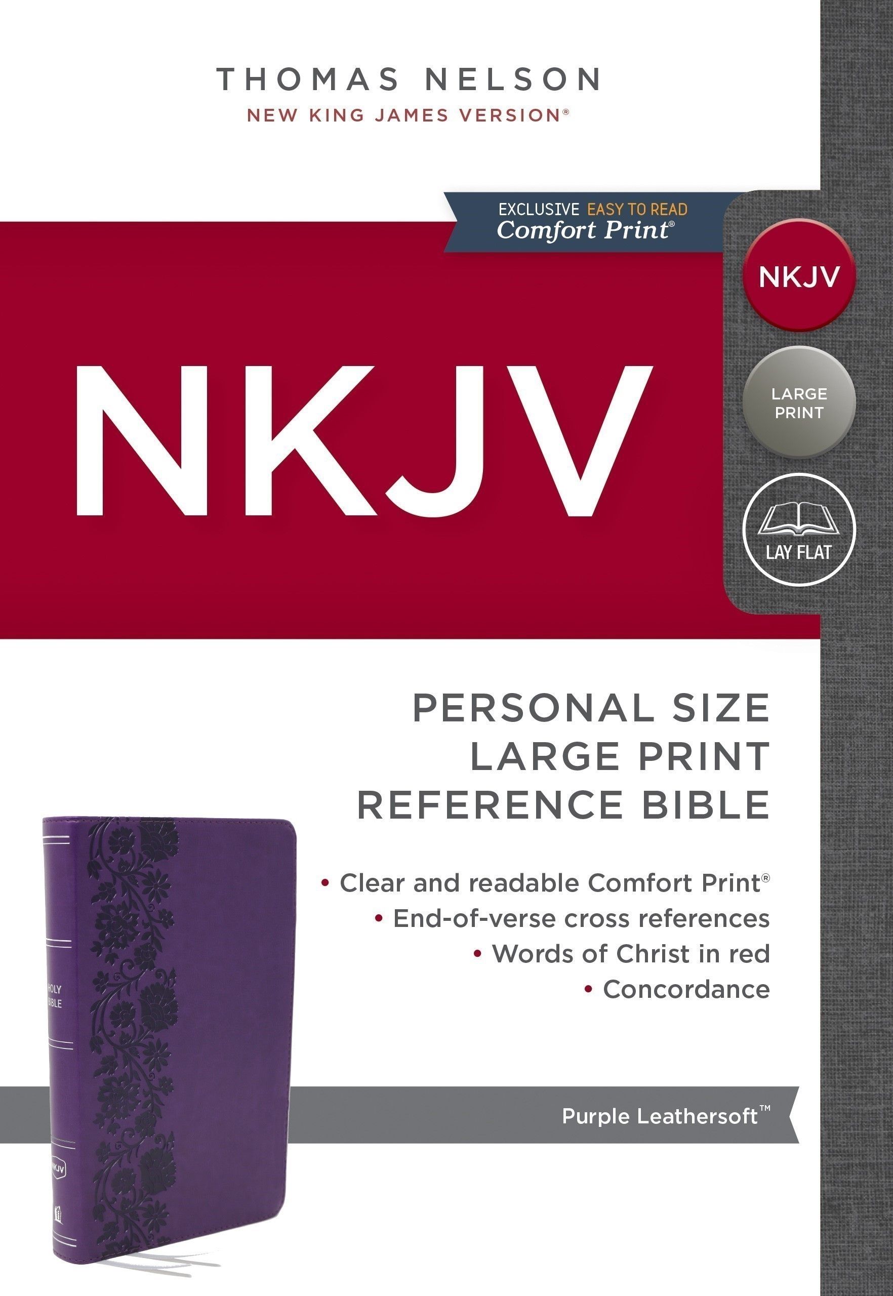 NKJV, Reference Bible, Personal Size Large Print, Leathersoft