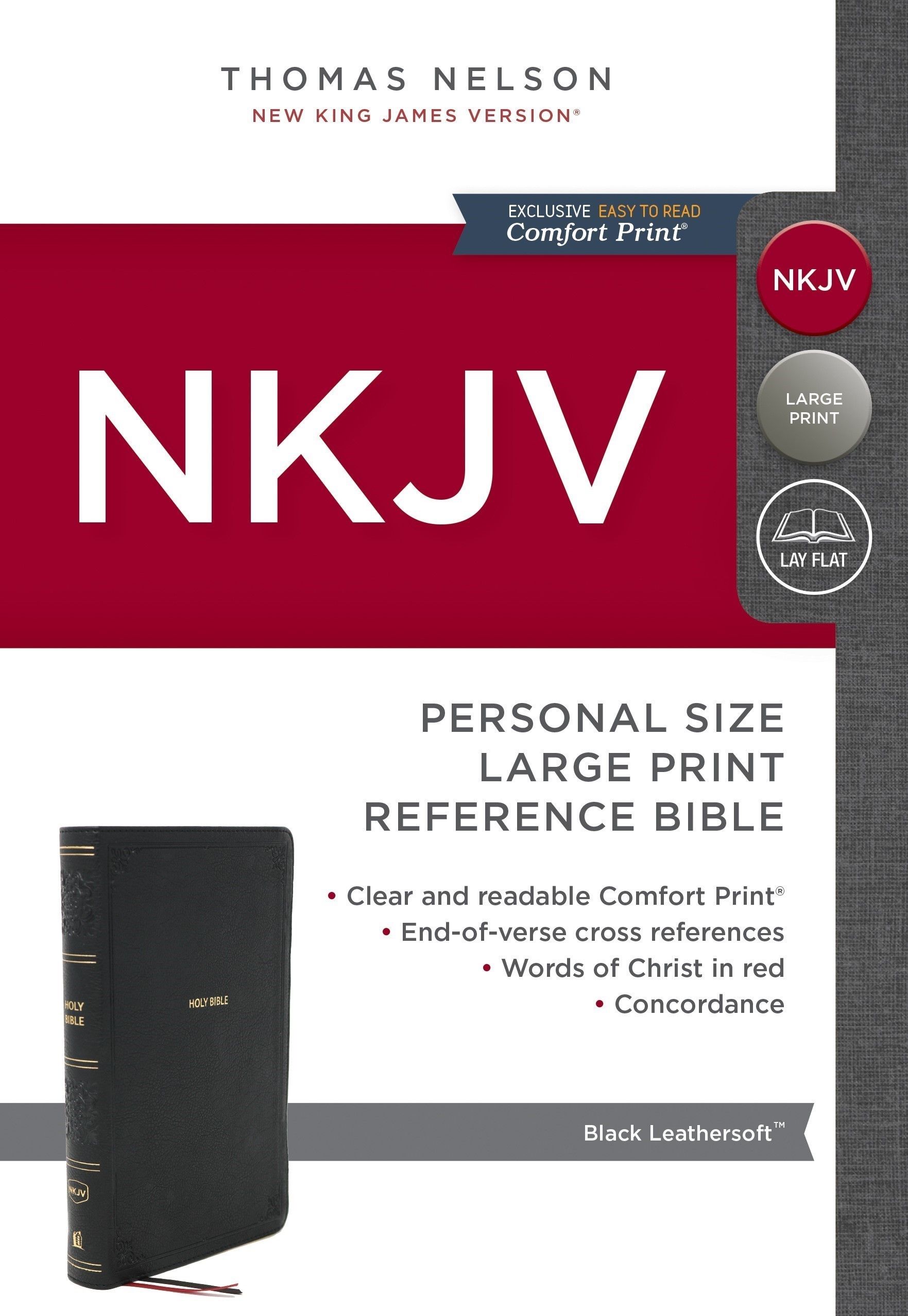 NKJV, Reference Bible, Personal Size Large Print, Leathersoft