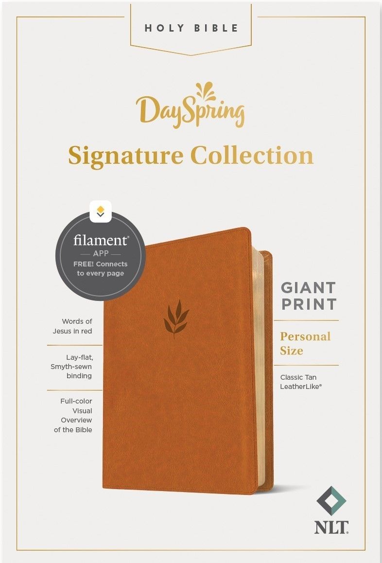 NLT Personal Size Giant Print Bible, Dayspring Signature