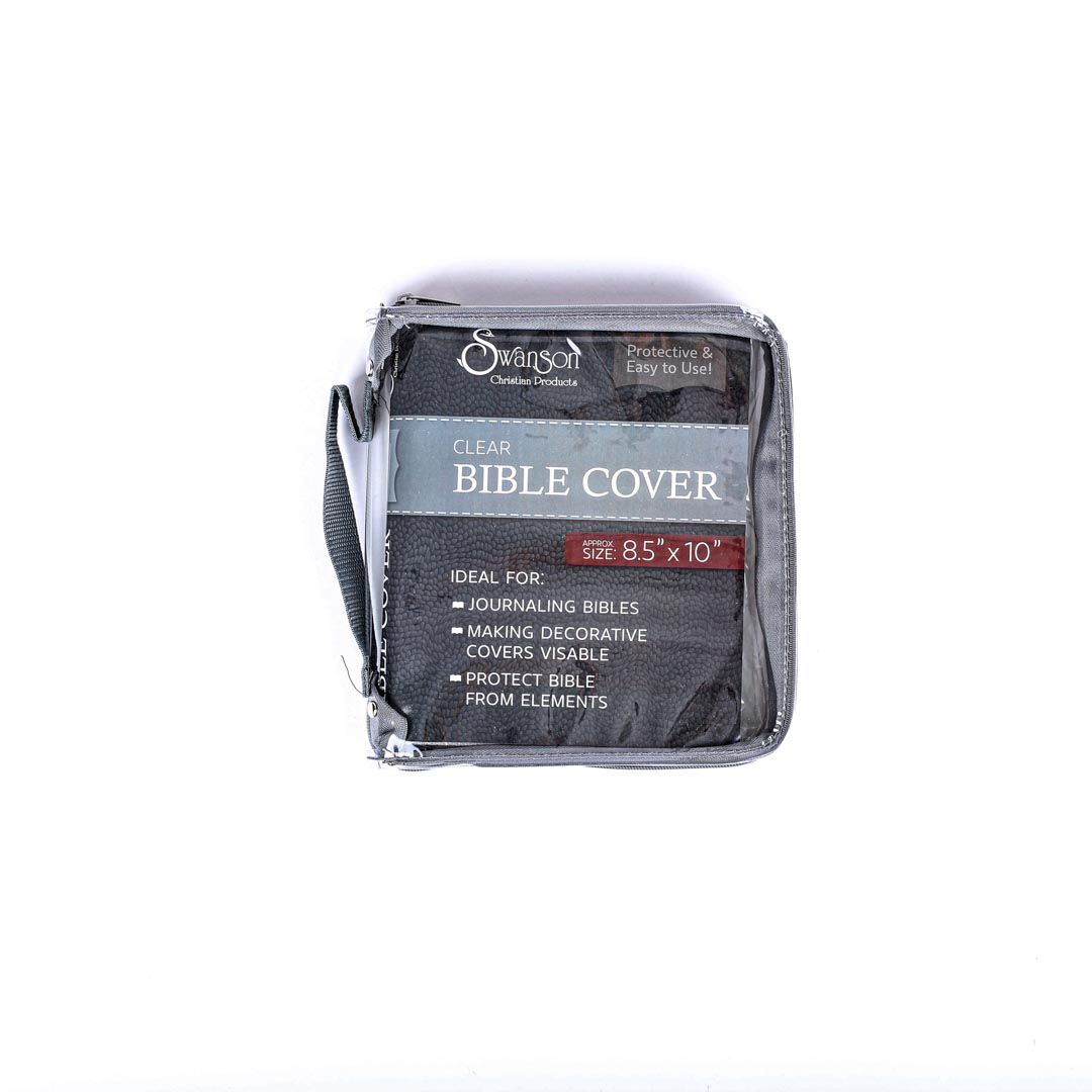 Bible Cover Clear 8.5 X10 | Rochester Book And Bible