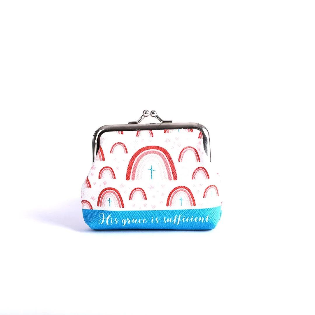 Coin Purse-His Grace Is Sufficient (4 x 4.25) | The Olive Branch