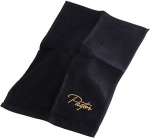 Pastor Towel - Cross - Burgundy - Cotton