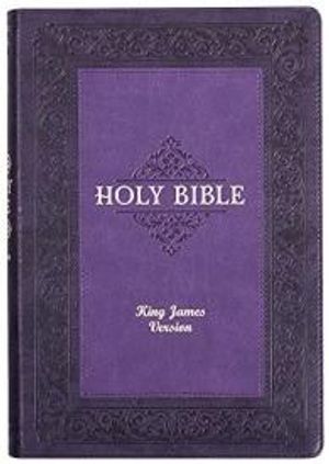 KJV Holy Bible, Giant Print Standard Size Faux Leather Red Letter Edition - Ribbon Marker, King James Version, Pink [Book]