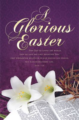 Easter.The Surpassing Grace of God. Package of 100 Easter Bulletin 