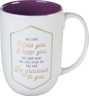Christian Art Gifts Ceramic Coffee Mug for Men and Women: The Lord Bless  You and Keep You - Numbers 6:24 Inspirational Bible Verse, White, 12 Oz.