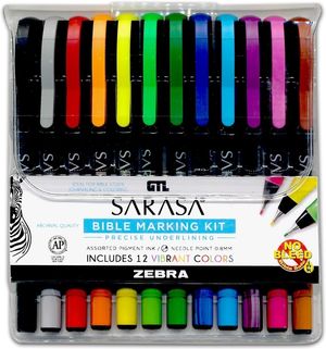 Zebra Sarasa Bible Marking Kit