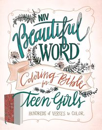 NIV, Beautiful Word Coloring Bible for Girls Pencil/Sticker Gift