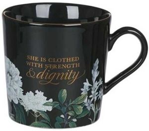 Christian Art Gifts Novelty Floral Ceramic Scripture Coffee & Tea