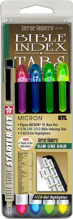 Accu-Gel Bible Highlighter Study Kit (Set of 6) - 2 Sets
