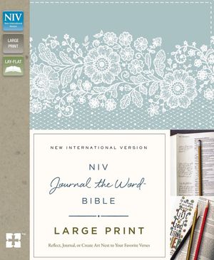 NIV Journal the Word Teen Journaling Bible - Gold Floral