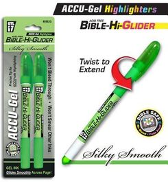 10 Piece Inductive Bible Pen/Pencil Study Kit + 6 Pack Bible/Book Highlighter Set