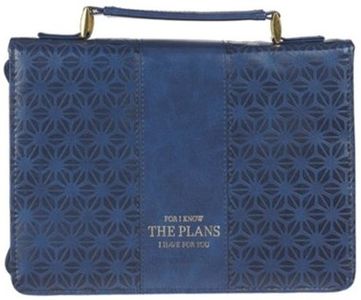 Bible Cover Navy Pattern I Know the Plans 