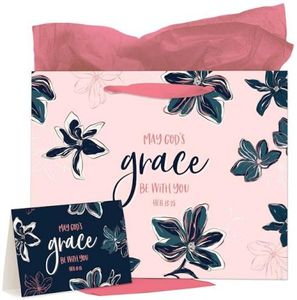 Gift Bag with Card Large Landscape God's Grace Col. 4:18