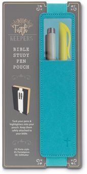Faith Keepers Bible Study Pen Pouch Turquoise