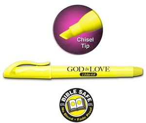 Scripture Sharpie Accent Marker, Yellow 