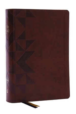 NKJV, the Bible Study Bible, Leathersoft, Brown, Comfort Print: A