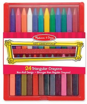 Triangular Crayons 24 pcs. - 000772041362