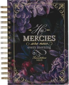 Christian Art Gifts Scripture Journal Brown/cream Floral Printed