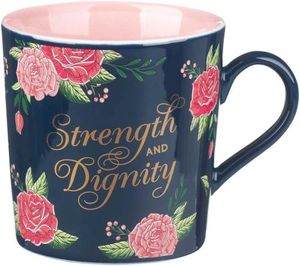 Christian Art Gifts Large Ceramic Bible Verse Coffee & Tea Mug for