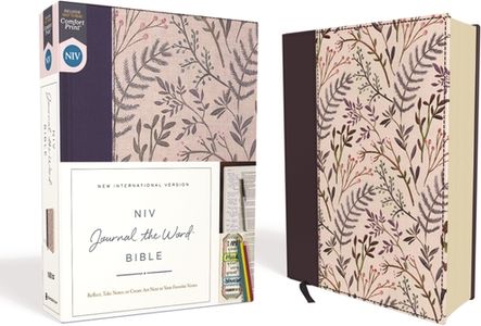 NIV Journal the Word Teen Journaling Bible - Gold Floral