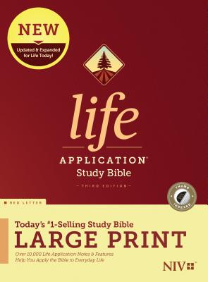Large Print – New Living Translation Bible Third Edition Large Print Study Bible for Enhanced Readability LeatherLike, Teal Blue, Red Letter Tyndale NLT Life Application Study Bible 