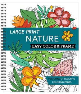 Color & Frame - Bible Coloring: Hymns (Adult Coloring Book) (Spiral)