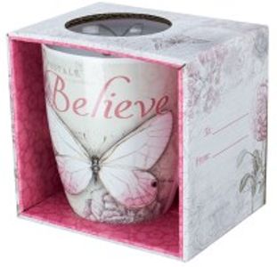 All Cancer Awareness Filigree Butterfly (Lavender) Mug (15oz