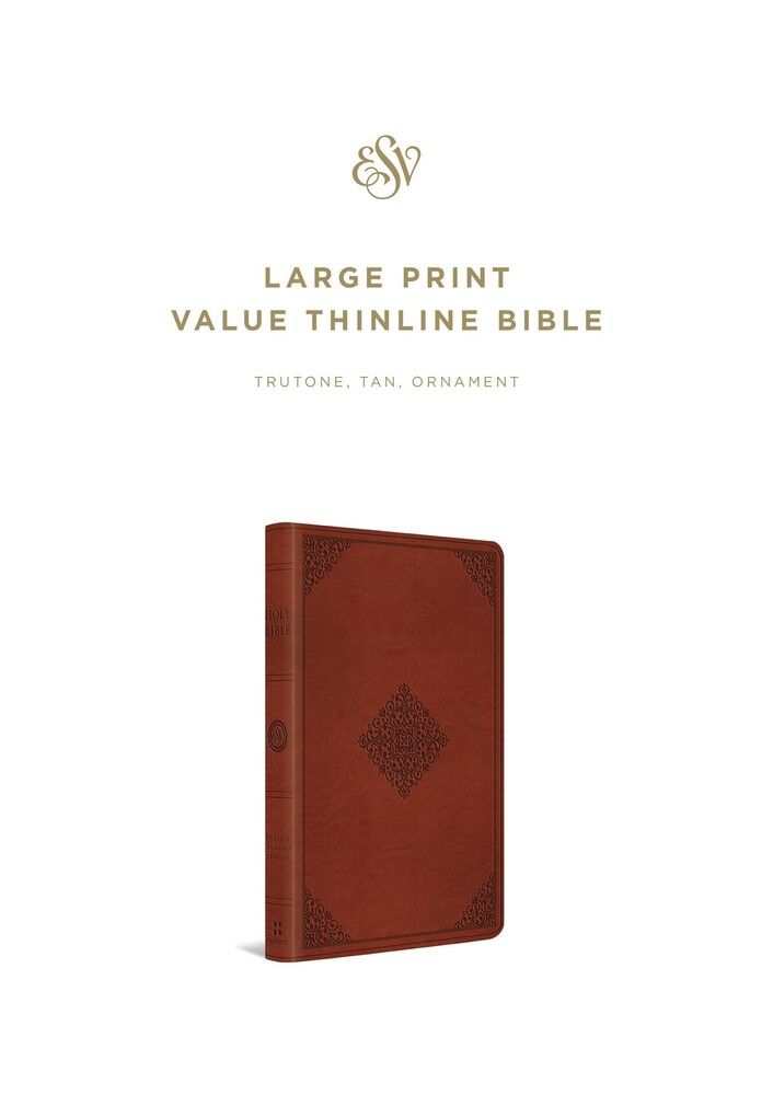 Large Print Value Thinline Bible-ESV | Cross Way Christian Supply