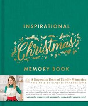 Inspirational Christmas Memory Book in Green