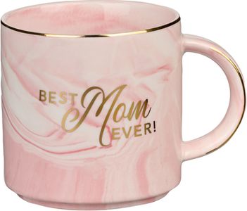 With Love Inspirational Coffee Mug for Women, She Is Brave Pink w/Gold  Lettering Motivational Coffee/Tea Cup for Her Birthday, Mother's Day,  Breast