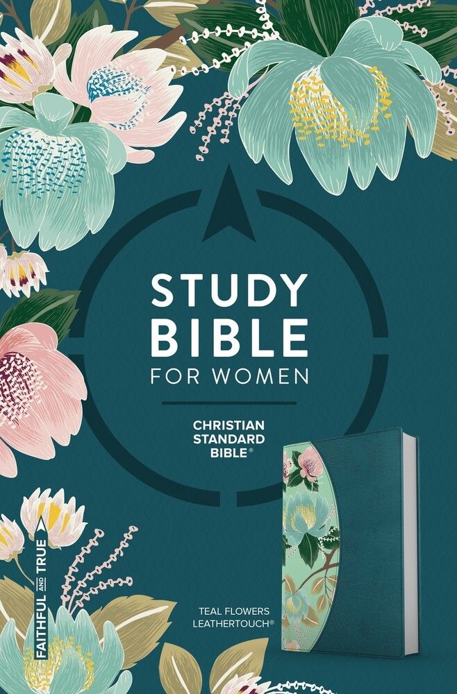 The CSB Study Bible for Women, Teal/Sage Leathertouch | Parable.com