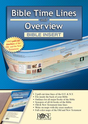 Rose Deluxe Timelines: Bible and Christian History (Hardcover) 