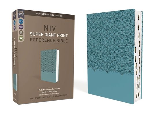 NIV, Super Giant Print Reference Bible (Font Size: 16.5-Point ...