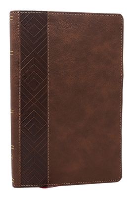 NKJV, Personal Size New Testament, Brown Leathersoft, Red Letter